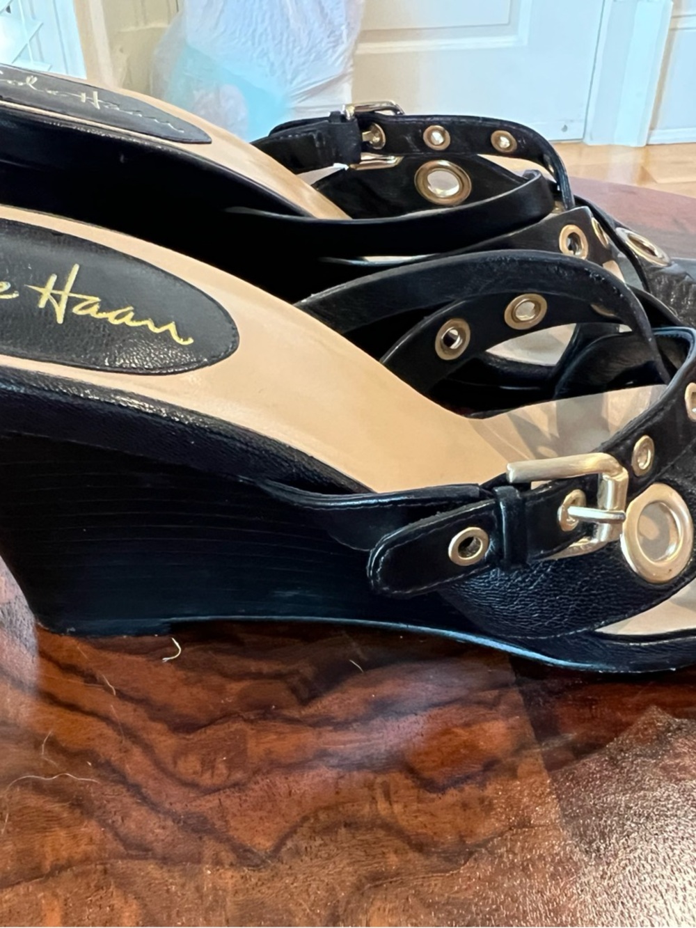Cole Haan Air Whitney Slide - Black Wedge - Picture 7 of 10